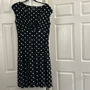 Ralph Lauren Black with white pocket dress size 10